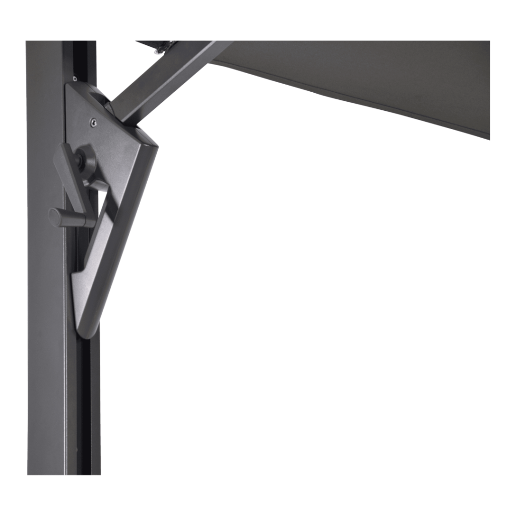 Zweefparasol Taurus grijs dia 3,5m