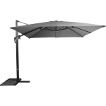 Zweefparasol Virgo grijs zonder volant 3x3mtr