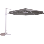 Zweefparasol Virgo rock/wit zonder volant Ø3,5mtr