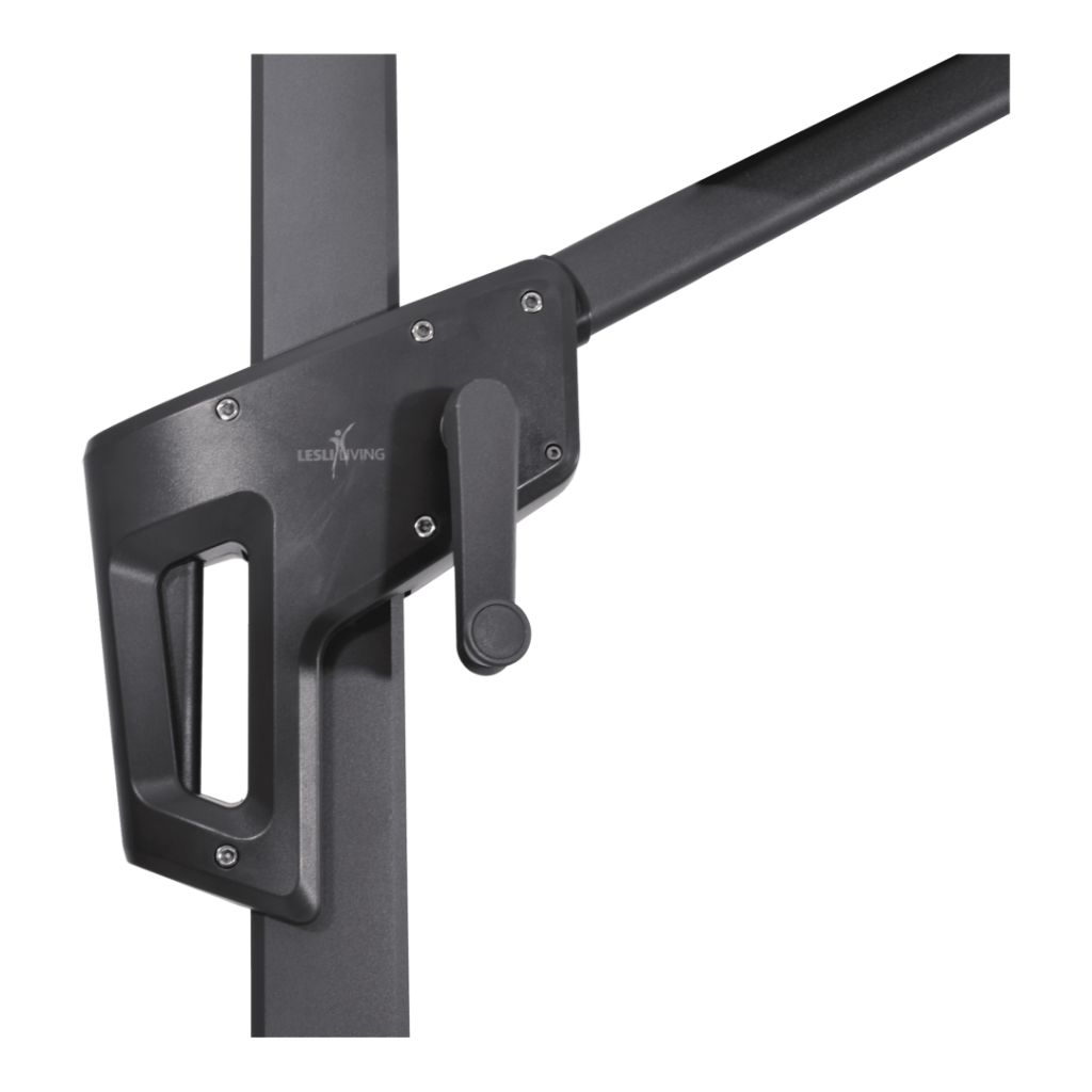 Zweefparasol Virgo taupe Ø3,5mtr