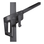 Zweefparasol Virgo taupe Ø3,5mtr