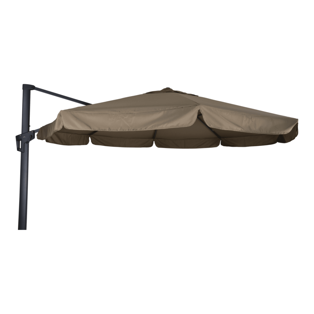 Zweefparasol Virgo taupe Ø3,5mtr