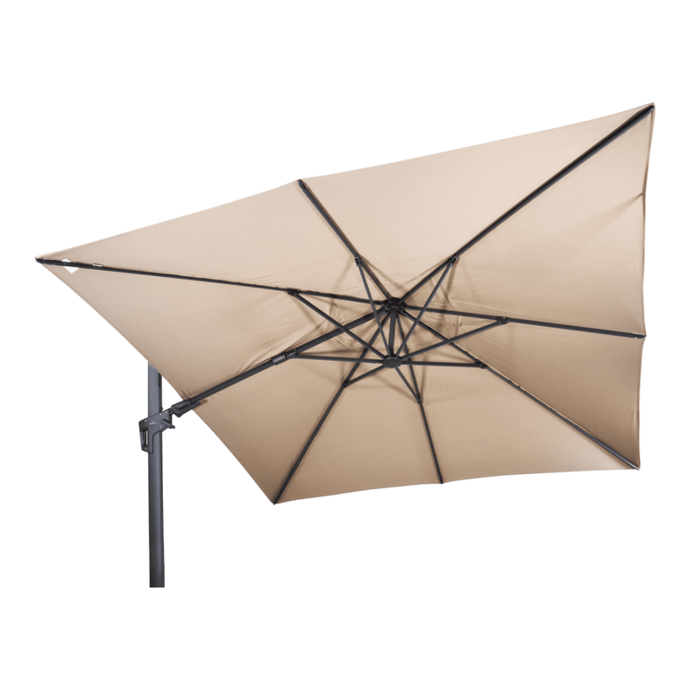 Zweefparasol VirgoFlex ecru 3x3mtr