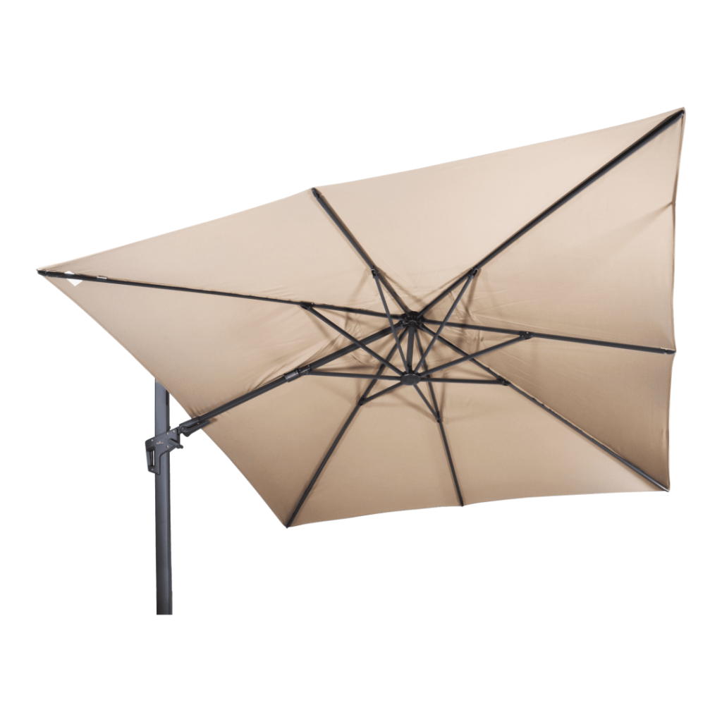 Zweefparasol VirgoFlex ecru 3x3mtr