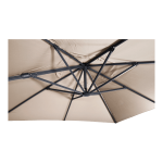 Zweefparasol VirgoFlex ecru 3x3mtr