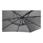 Zweefparasol VirgoFlex grijs 3x3mtr