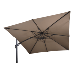 Zweefparasol VirgoFlex taupe 3x3mtr