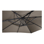Zweefparasol VirgoFlex taupe 3x3mtr
