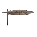 Zweefparasol VirgoFlex taupe 3x3mtr