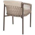 Dining tafel Arizona kiezel-vorm 240 cm + Dining stoel Allora terre