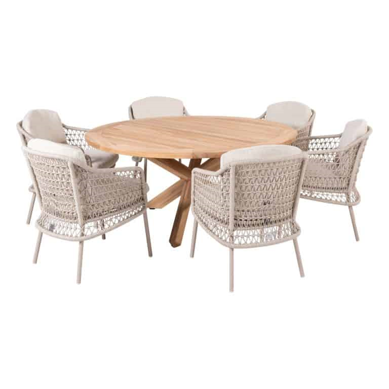 Dining tafel Prado ร160 cm + Dining stoel Puccini