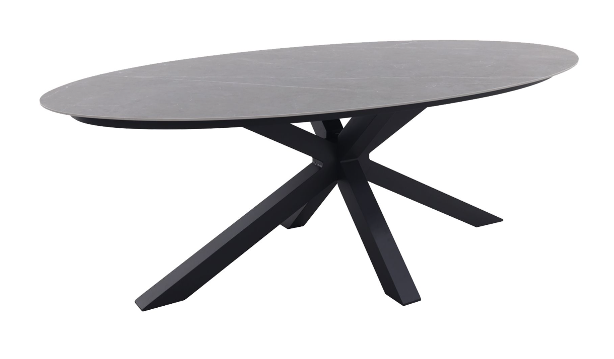 Dining tafel Scotland Sicilian grey - 230x115 cm