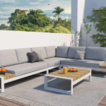 Hoek loungeset Matisse wit 4-dlg