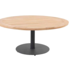 Low dining tafel Saba antraciet - Ø 160 cm