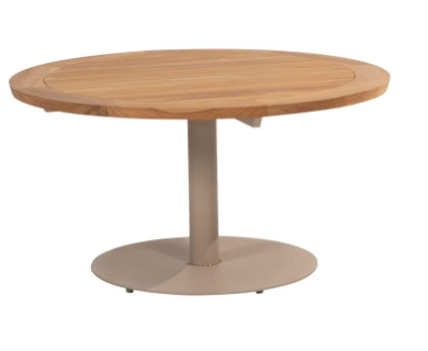 Low dining tafel Saba latte - Ø130 cm