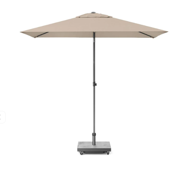 Parasol Lisboa taupe 2,10x1,50 mtr