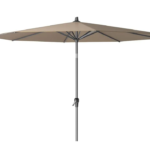 Parasol Riva antraciet-taupe Ø3 mtr