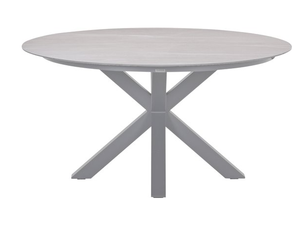 Dining tafel Lowland Centostone Napoli sand/Taupe - Ø120 cm