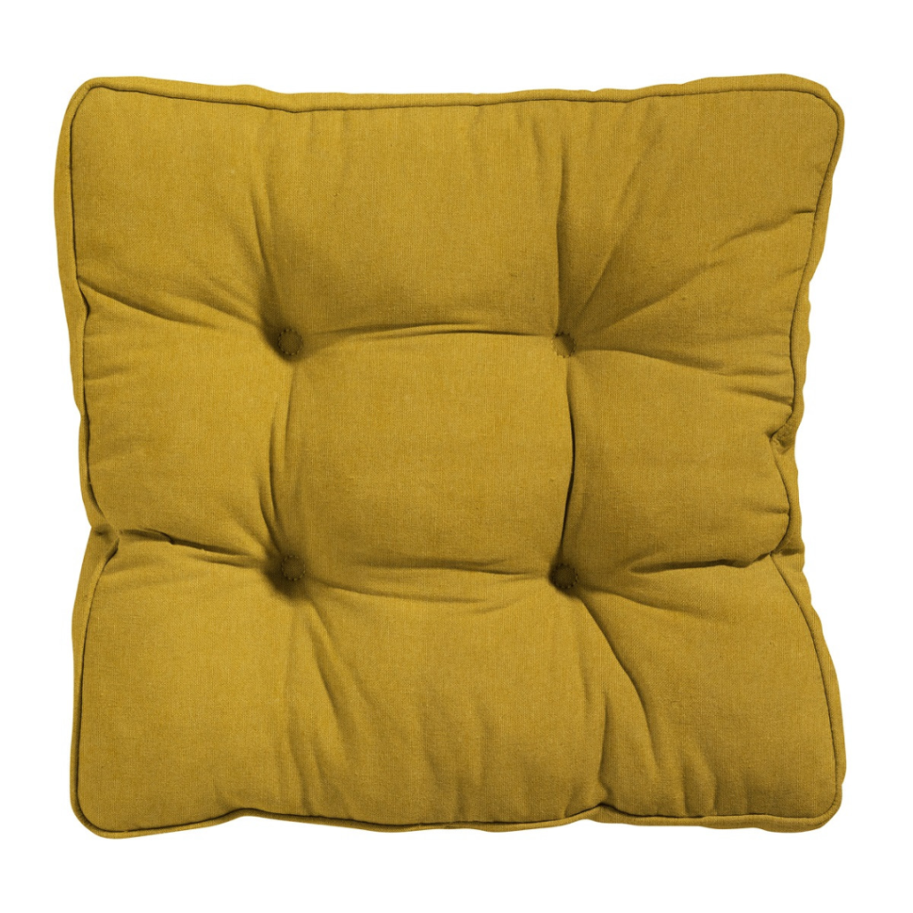 Florance kussen 47x47 Panama Mustard