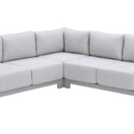 Hoek loungeset Levanto taupe 3-dlg