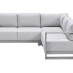 Hoek loungeset Levanto taupe 3-dlg