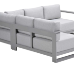 Hoek loungeset Levanto taupe 3-dlg