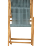 Klapstoel rope/teak sage |Mick by Terrazzo