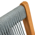 Klapstoel rope/teak sage |Mick by Terrazzo