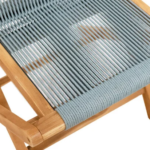 Klapstoel rope/teak sage |Mick by Terrazzo