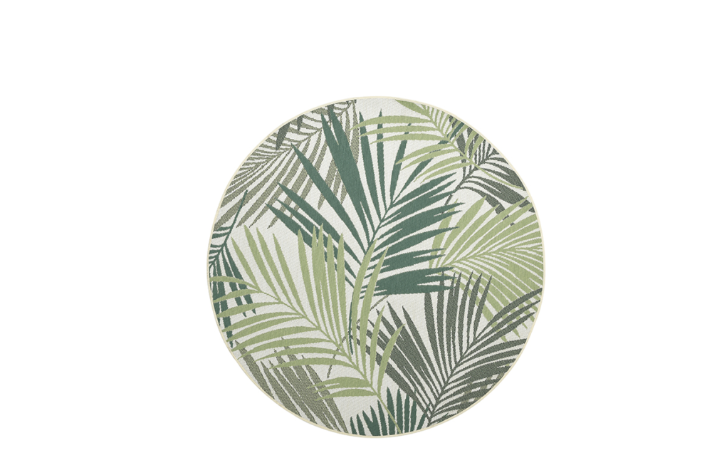 Naturalis karpet Leaf Green - Ø160 cm