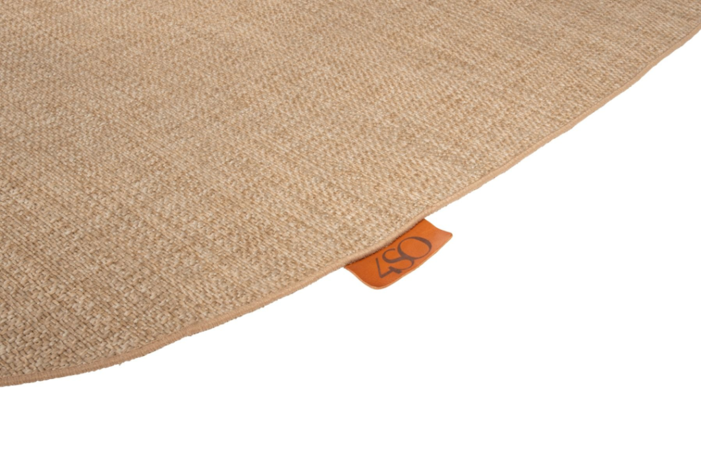 Outdoor vloerkleed kidney-vorm 200 x 290 cm. dust