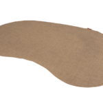 Outdoor vloerkleed kidney-vorm 200 x 290 cm. dust