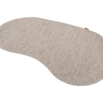 Outdoor vloerkleed kidney-vorm 200 x 290 cm. slate