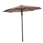 Parasol Push-up libra taupe Ø3mtr