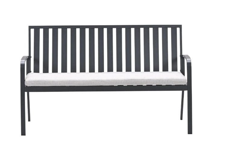 Parkbank Bruno antraciet - 150 cm