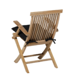 Toscane kussen 46x46 Panama black