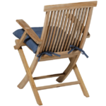 Toscane kussen 46x46 Panama safier blue