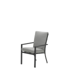 Dining stoel Sergio antraciet-lichtgrijs