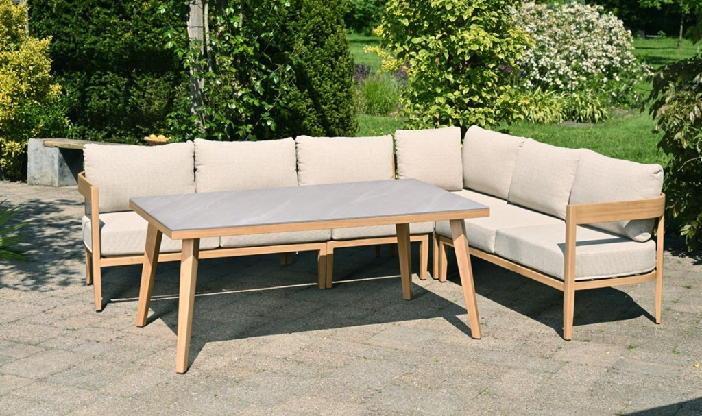 Lounge-diningset Carrara 5-dlg