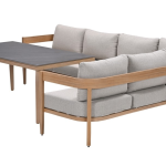 Lounge-diningset Carrara 5-dlg