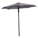 Parasol Push-up libra grijs Ø3 mtr