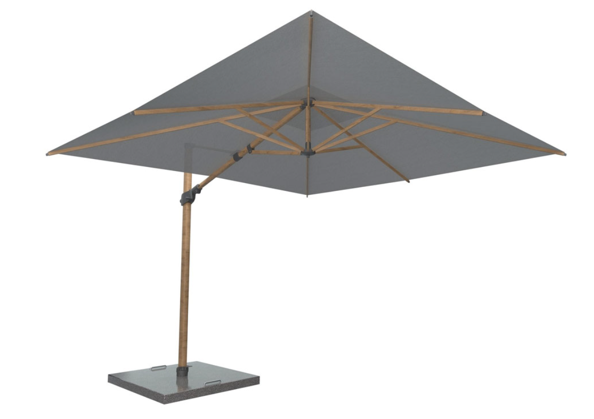 Siesta Premium Woodlook-Antraciet 3x3 mtr