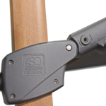 Siesta Premium Woodlook-Antraciet 3x3 mtr