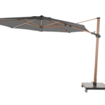 Siesta Premium Woodlook-antraciet Ø3.5 mtr