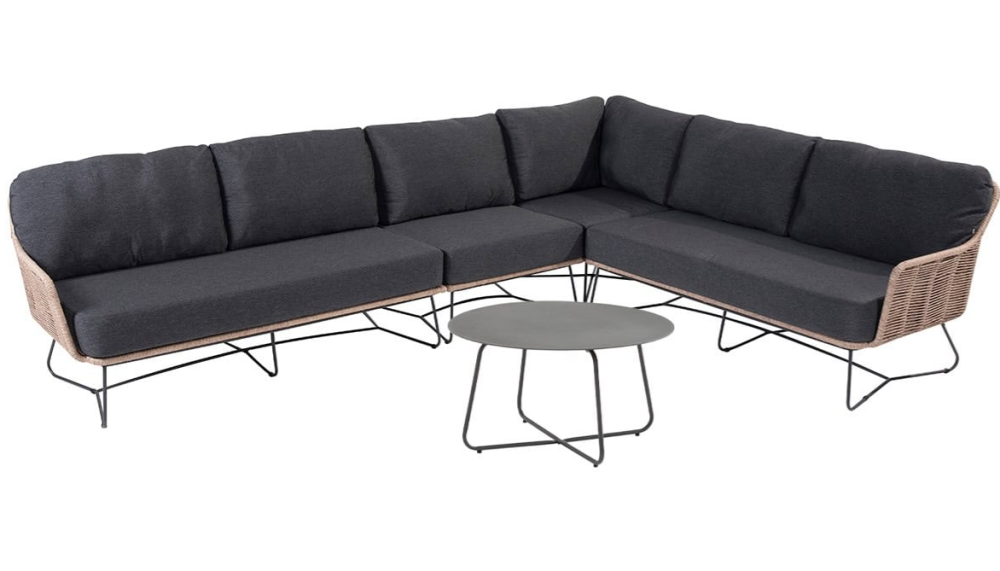 Hoek loungeset Belmond natural 5-dlg