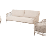 Stoel-bank loungeset Puccini 3-dlg