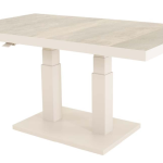 Loungetafel verstelbaar Prato Crema, 140x85cm