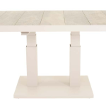 Loungetafel verstelbaar Prato Crema, 140x85cm