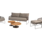 Loungeset Moretti + voetenbank + loungetafel