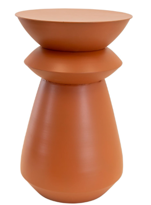 Bijzettafel Louis Ø30 cm oranje